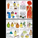 Galeries Lafayette Magazine N° 2 (Martinique) - (8 pages, format 15x21) - Création, totalité des illustrations et typos manuscrites